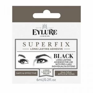 Image of Eylure Superfix Long Lasting Adhesive - Black 6ml