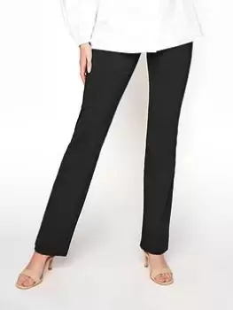 Image of Long Tall Sally Bi-stretch Bootcut Trouser - Black, Size 14, Length 34, Women