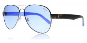 Polo Ralph Lauren PH3096 Sunglasses Gunmetal / Blue 905072 58mm