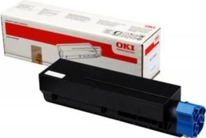 image of OKI 44574702 Black Laser Toner Ink Cartridge