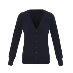 Image of Premier Womens/Ladies Essential Acrylic Cardigan (22 UK) (Navy)