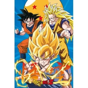 Image of Dragon Ball Z 3 Gokus Maxi Poster