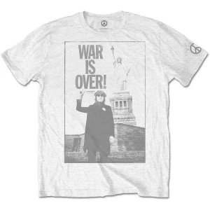 Image of John Lennon - Liberty Lady Mens Large T-Shirt - White