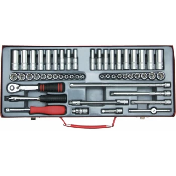Image of Kennedy-pro - Mini MM/AF Single Hex Socket Set 1/4' S/D 51PC