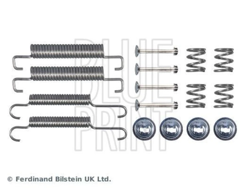 Image of Blue PRINT Brake shoe fitting kit Blue PRINT ADBP410083