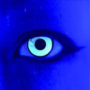 Image of UV Glass White 1 Day Coloured Contact Lenses (MesmerEyez MesmerGlow)