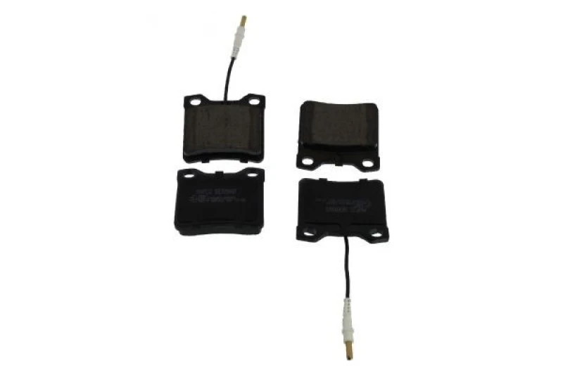 Image of MAPCO 6587 Brake pad set Rear Axle, incl. wear warning contact, with anti-squeak plate Brake Pad Set,disc brake (402)
