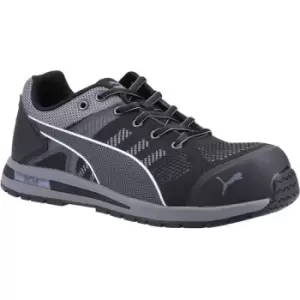 Image of Puma Safety Mens Elevate Low Knitted Safety Trainers (6.5 UK) (Black) - Black