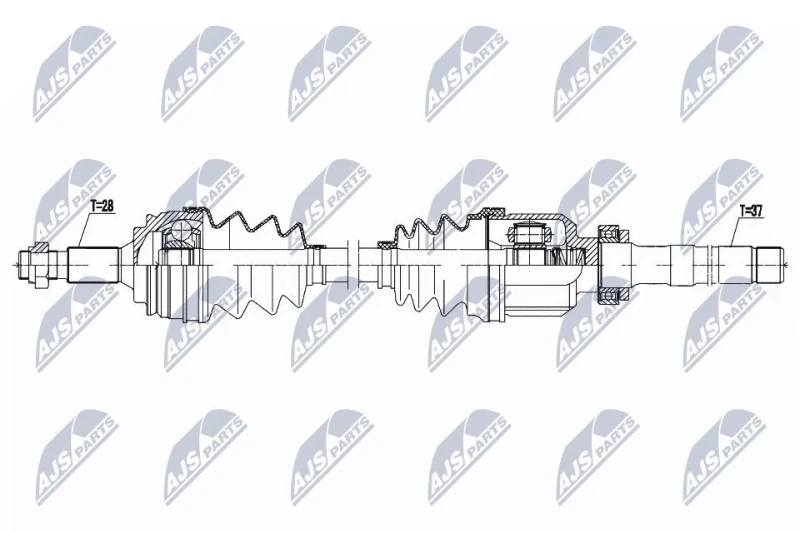 Image of NTY Drive shaft NTY NPW-CT-123