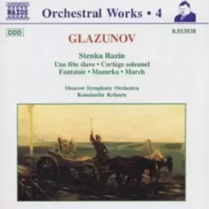 image of Orchestral Works - Glazunov by Alexander Konstantinovich Glazunov CD Album