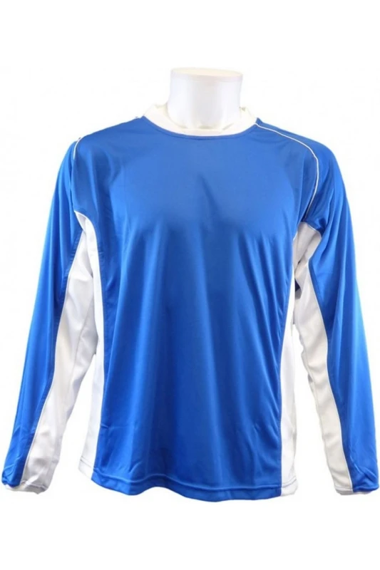Image of Carta Sport Carta Sport Men London Panel Jersey Football Shirt in Mid Blue Size: large Mid Blue L Male 5063107212320