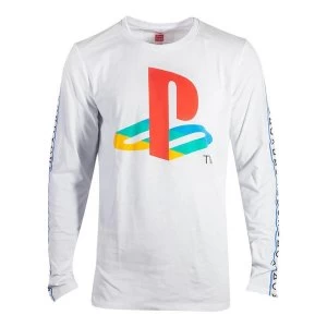 Image of Sony - Traping Mens Large Long Sleeved Shirt - White
