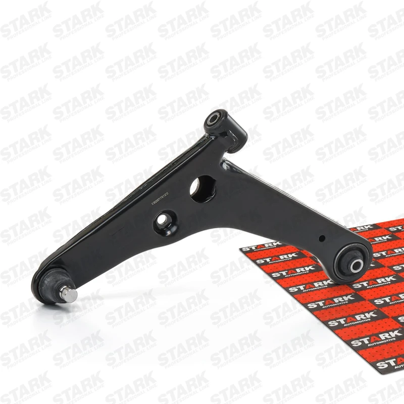 Image of STARK SKCA-0050360 Suspension arm Control Arm, Sheet Steel, Front Axle Left, with rubber mount Sheet Steel Track Control Arm (273)
