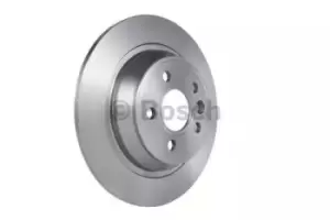 Image of Bosch 0986479254 Rear Axle Brake Disc Set Replaces 1379931