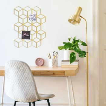Image of Moodboard 1 - Gold Gold Decorative Metal Wall Accessory