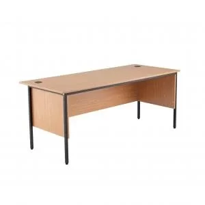 image of Jemini 18 Oak 1786mm Single Desk with Modesty Panel KF839481 KF839481