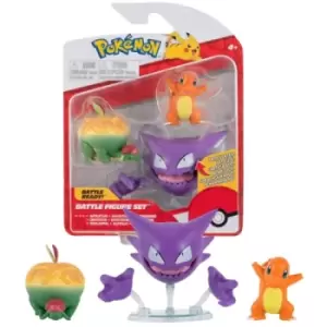 image of Pokemon - Battle Figure 3-Figure Pack - Appleton, Hunter & Charmander /Toys