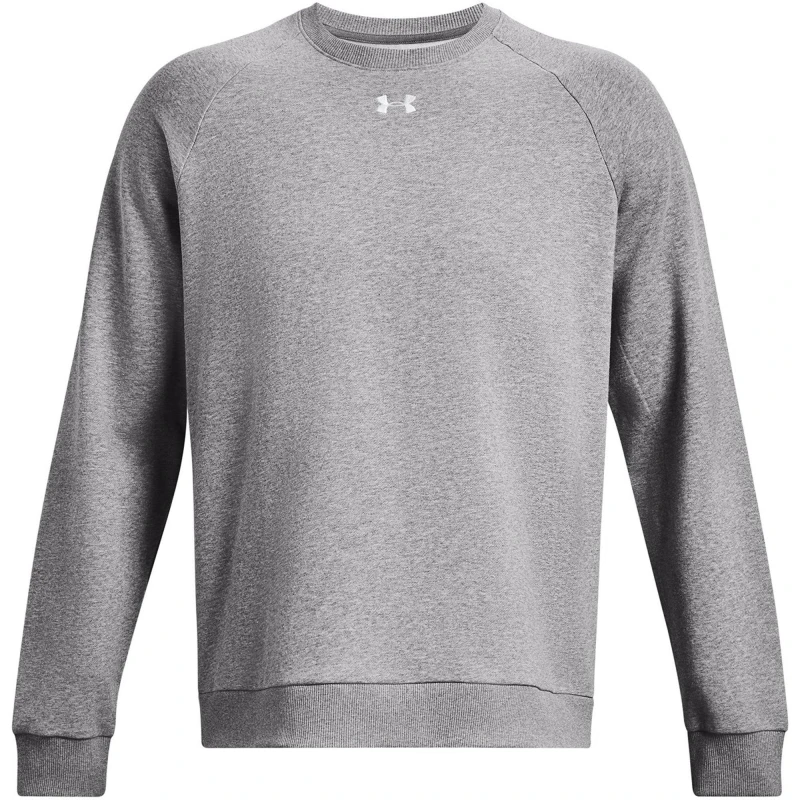 Image of Under Armour UA Rival Fleece Crew Mens Carbon male S
