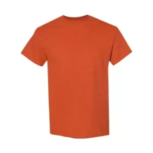 image of Gildan Mens Heavy Cotton Short Sleeve T-Shirt (Pack Of 5) (M) (Antique Orange)