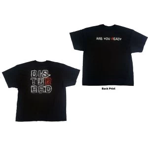Image of Disturbed - Are You Ready Unisex Large T-Shirt - Black