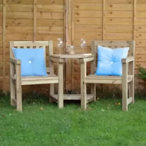 Image of Forest Harvington Wooden Garden Love Seat 6'x2' (1.8x0.6m)