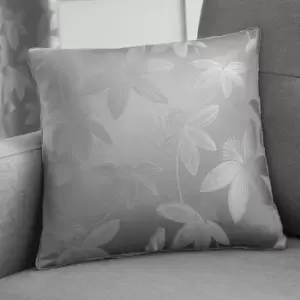 Image of Curtina Romolo Embroidered Silver Cushion Silver