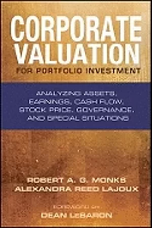 Image of corporate valuation for portfolio investment analyzing assets earnings cash