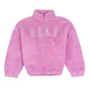 Image of Elle Teddy Zip Top - Pink