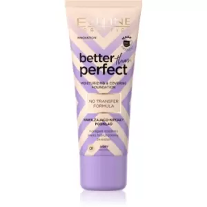 Image of Eveline Cosmetics Better than Perfect High Cover Foundation with Moisturizing Effect Shade 01 Ivory Neutral 30ml