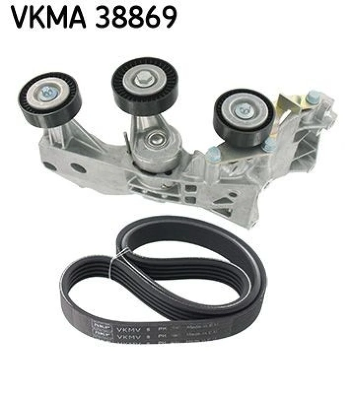 Image of SKF V-Ribbed Belt Set SKF VKMA 38869
