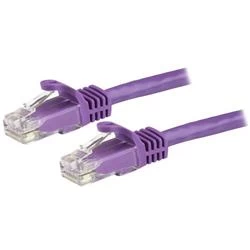 image of StarTech N6PATC10MPL 10m Cat6 UUTP UTP Purple networking cable