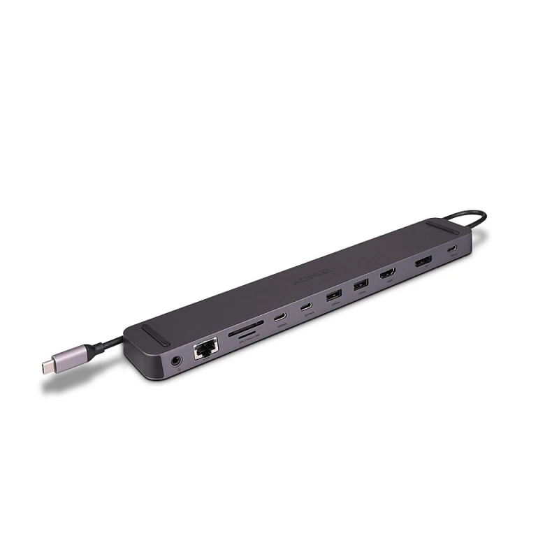 Image of Lindy DST-Mini XT 810. USB-C Laptop Mini Docking Station with Single D