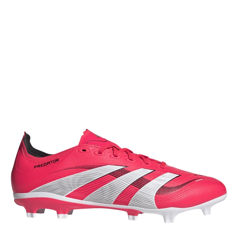 Image of adidas Unisex Kids Pred Large MG Firm Ground Football Boots Lucid Red/Ftwr unisex 4 (36.5)