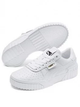 image of Puma Cali - White/White, Size 3, Women