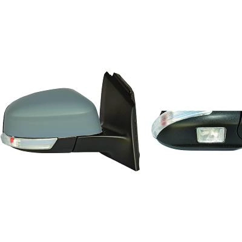 Image of DIEDERICHS 1418225 Wing mirror Left, Complete Mirror, primed Outside Mirror (50)