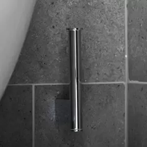 Image of Miami Toilet Roll Holder/Spare Roll Holder - Chrome - 8419C - Chrome - Miller