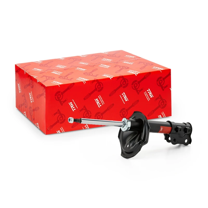 Image of TRW JGM1281SR Shock absorber Gas Pressure, Twin-Tube, SINGLE, Suspension Strut, Bottom Yoke Shock Absorber (854)
