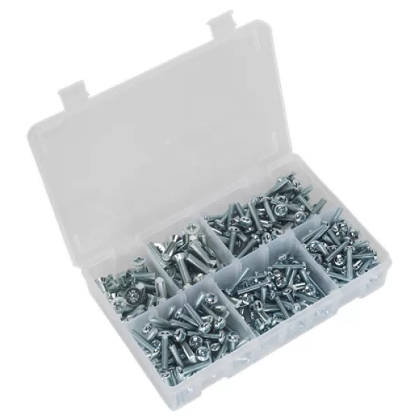 Image of Sealey AB054MS Machine Screw M5-M8 Countersunk DIN 965Z & Pan Head DIN 7985Z