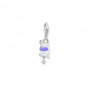 image of Charmista Violet Cold Enamel Joy Charm Pendant 2008-041-13