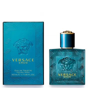 image of Versace Eros Eau de Toilette For Him 50ml