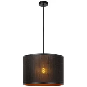 Image of Lucide TAGALOG - Pendant Light - Ø40cm - 1xE27 - Black