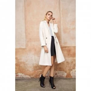 image of Firetrap Firetrap Blackseal Oversized Coat - Cream