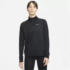 image of Nike Womens half Zip Running Top - Black