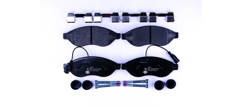 Image of HELLA Brake pad set HELLA 8DB 355 020-661