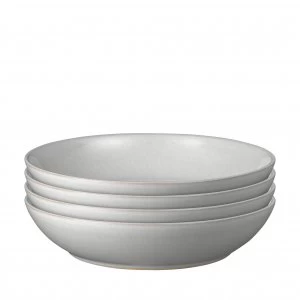 Image of Intro Soft Grey 4 Piece Pasta Bowl Set