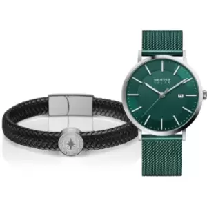 Image of Gents Bering Solar Watch Gift Set