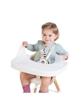 image of Childhome Evolu Tray Abs White + Silicone Placemat