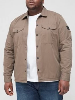 Image of Hugo Boss Lovel 7 Overshirt Khaki Size 2XL Men