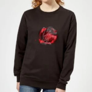Image of Harry Potter Gryffindor Geometric Womens Sweatshirt - Black