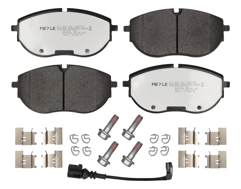 Image of Brake pad set MEYLE 025 262 7020/PD